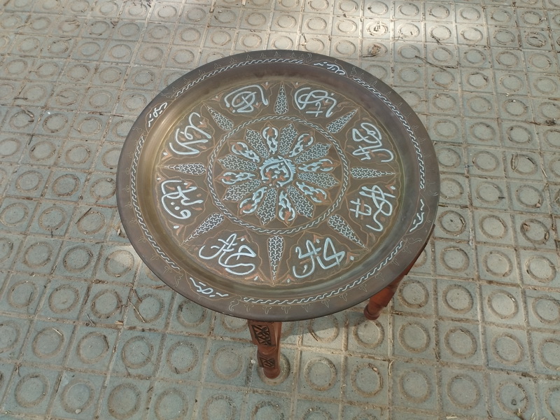 bandeja mesa arabe metal o50-77-88-100 1u